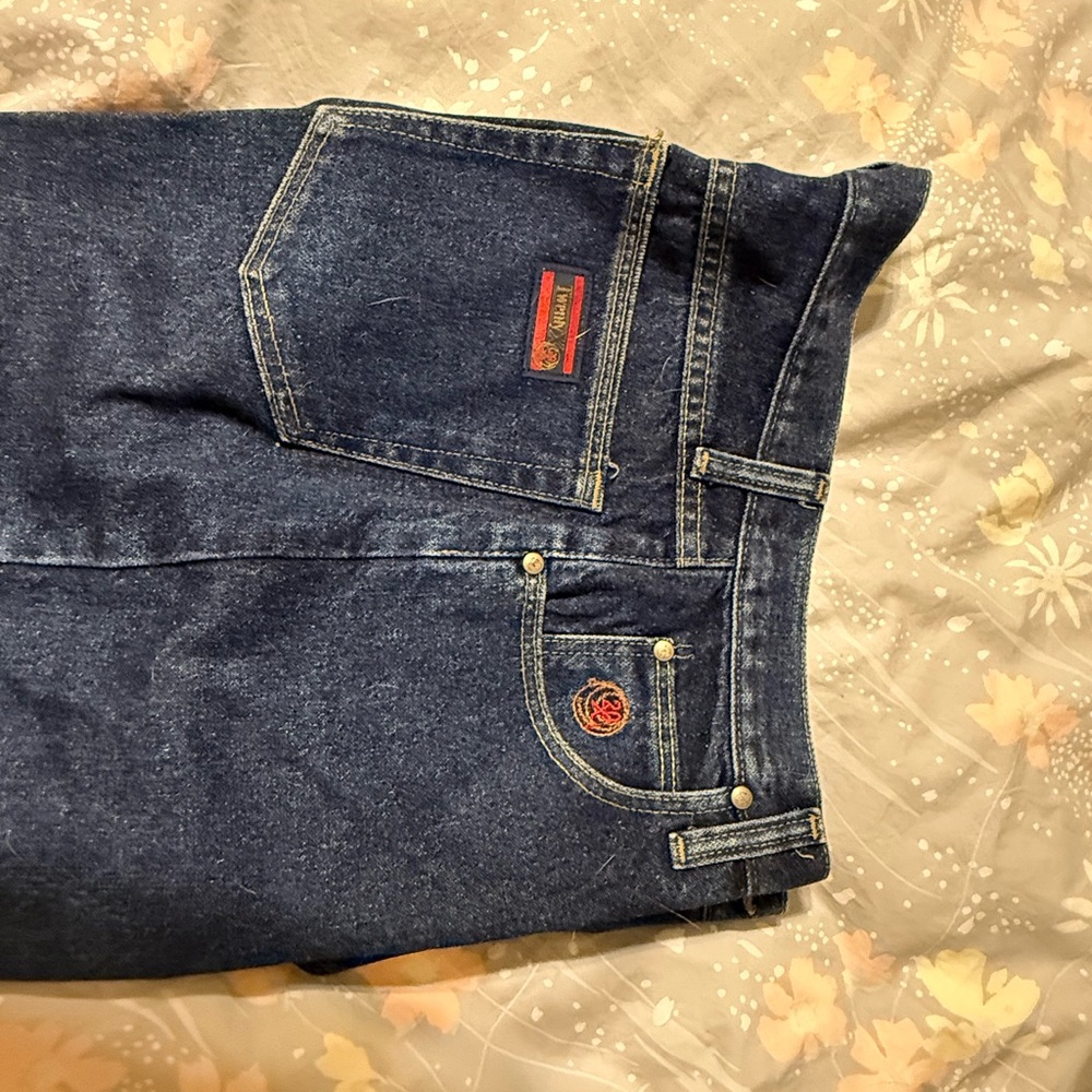 Wrangler 20X Dark Blue Denim Jeans - Picture 2 of 4